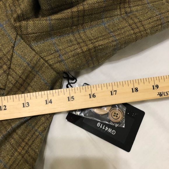 L.A.M.B silk wool plaid jacket NWT 2669 - Picture 9 of 16